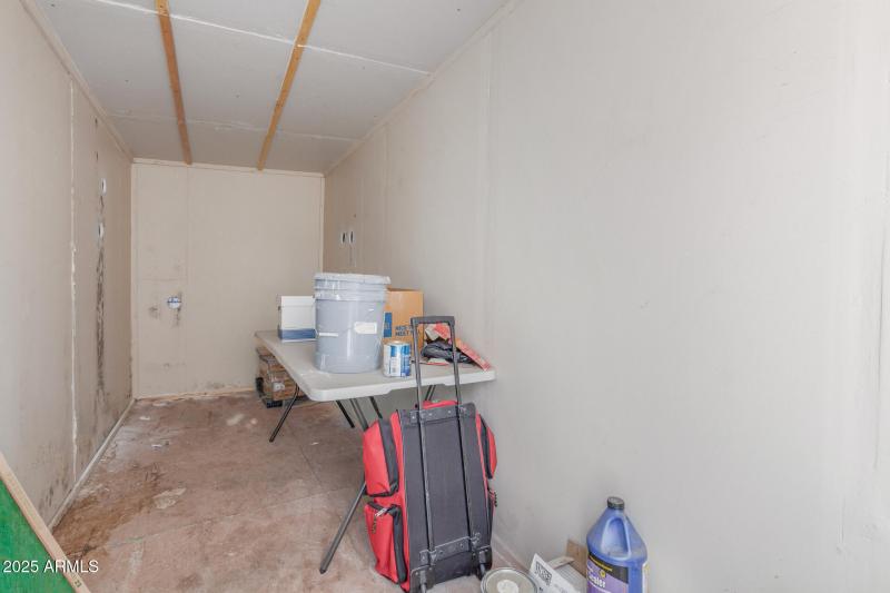 Storage Shed - Interior