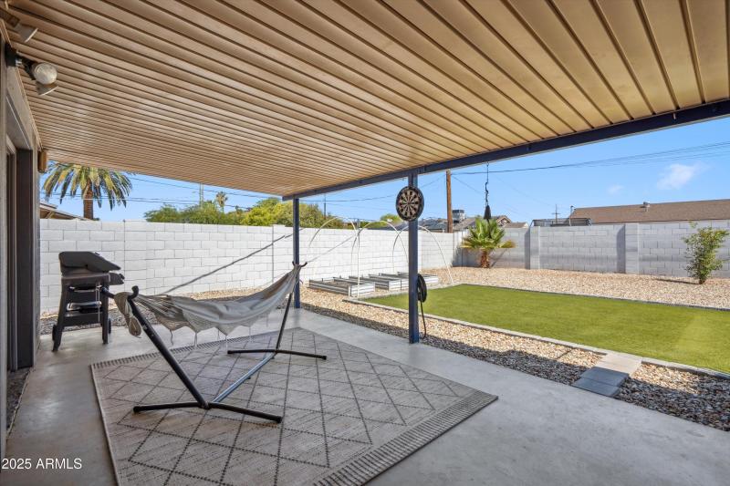 Large Backyard with Covered Patio