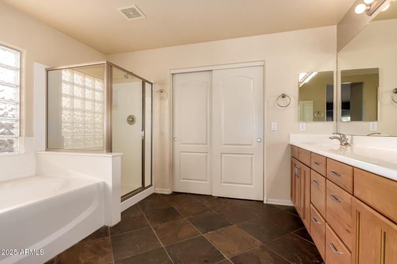 Separate Shower & Garden Tub