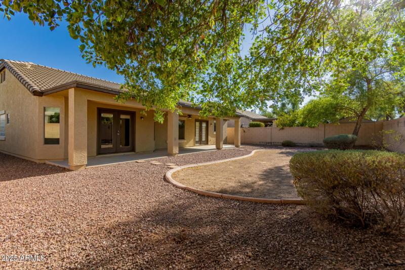 Fully Landscaped Backyard