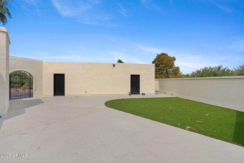SIDE PATIO TO PICKLEBALL COURT