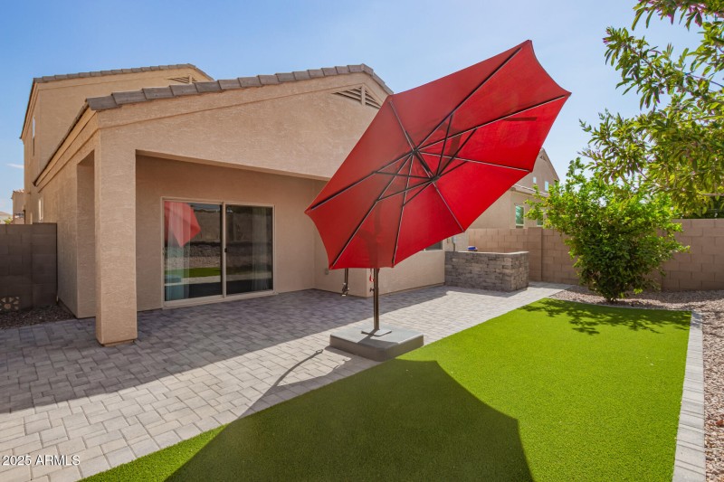 Professionally Landscaped Backyard