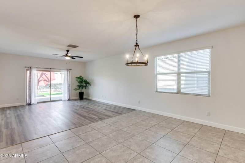 Desirable Open Floor Plan