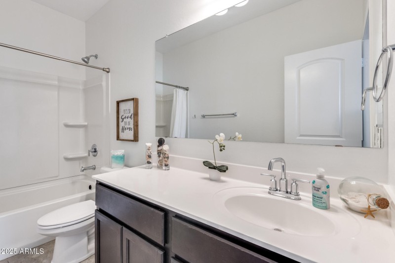 One of Two Full Bathrooms Upstairs