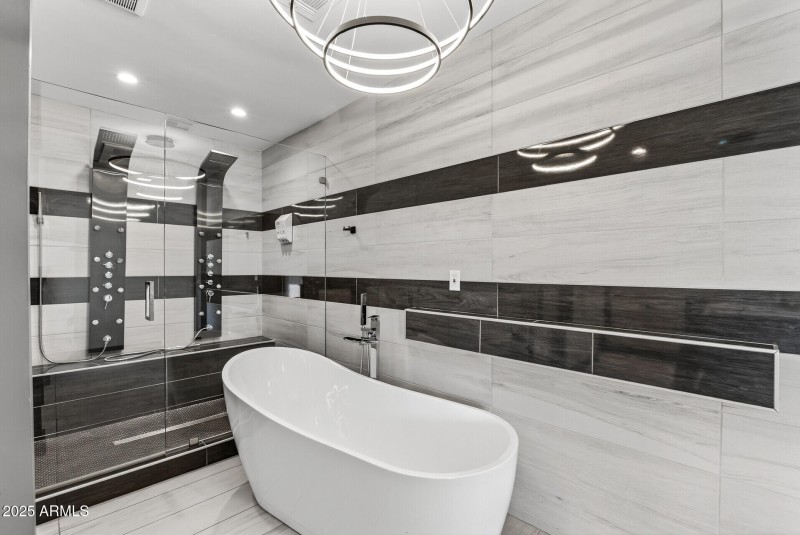 Main primary bath & showers