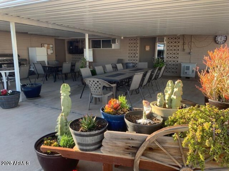 Outdoor Seating at Clubhouse