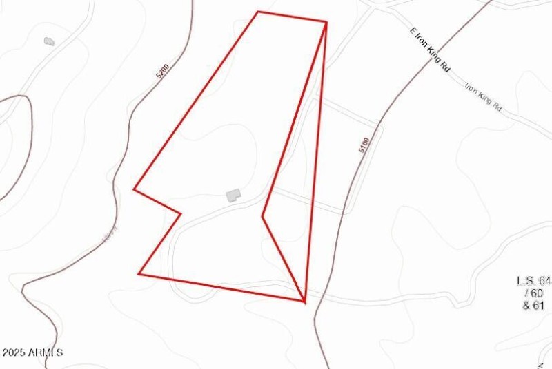 Elevation 5100-5200 with 100ft Contour