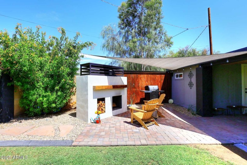 Extended Patio-Fireplace