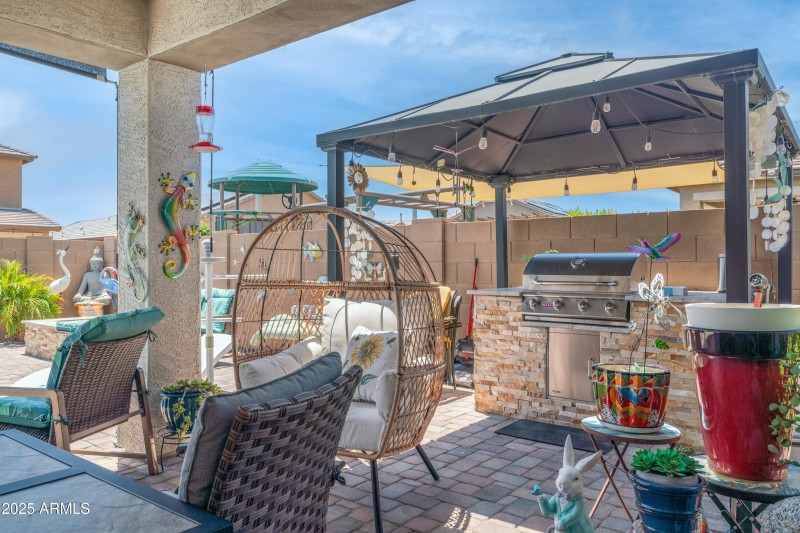 Gazebo with Built-in BBQ