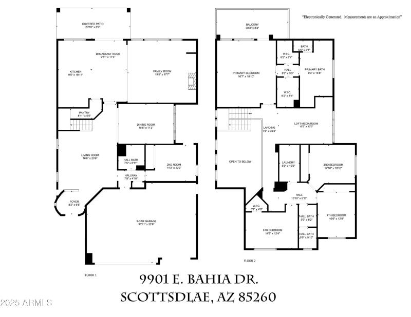9901 E. Bahia Dr floorplan