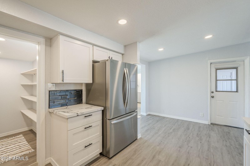 Kitchen and pantry/garage entry