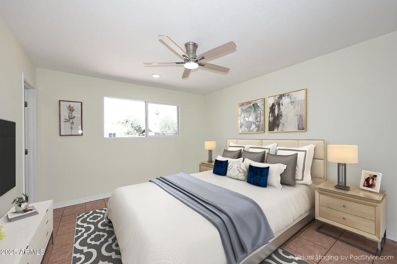 Staged Photo Primary Bedroom