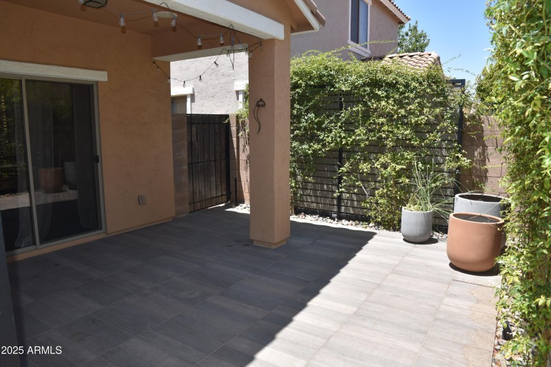 Private Enclosed Patio