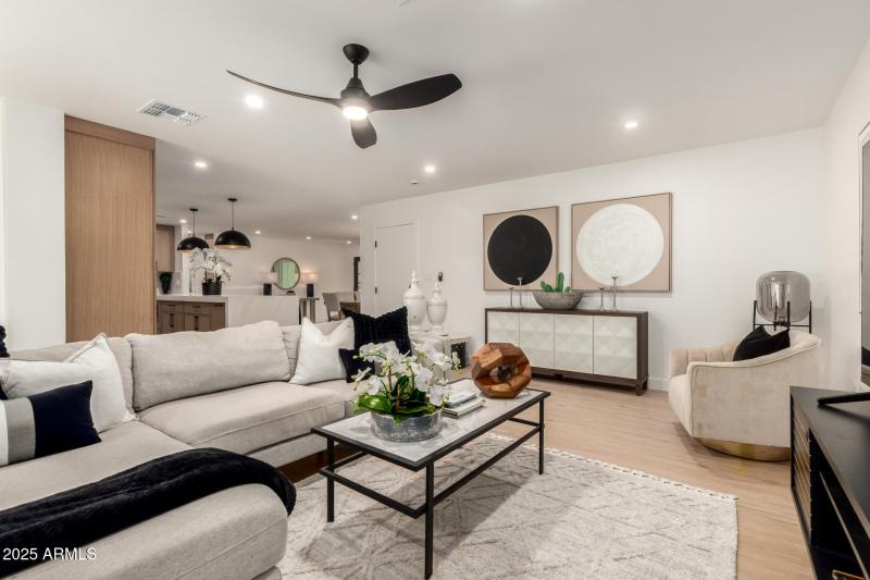 Stylish Living Room with Open Layout