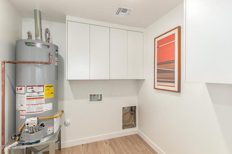 Laundry Room with Storage Cabinets