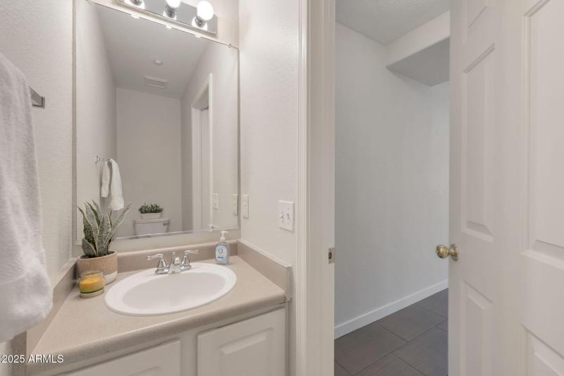 POWDER BATH ON MAIN FLOOR