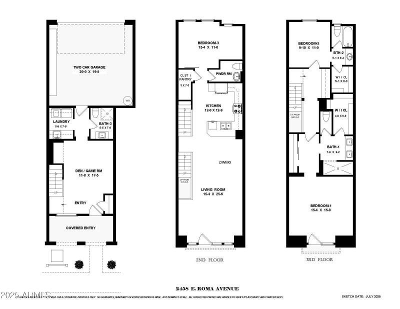 Floor Plan - 2458 E. Roma Ave