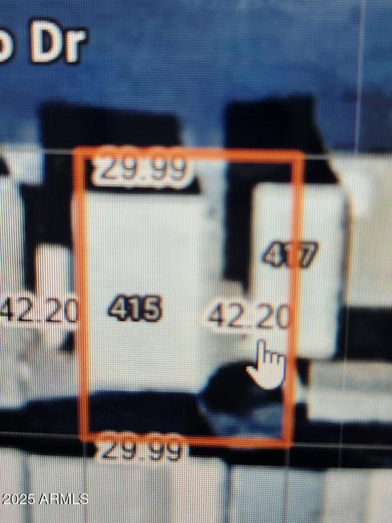 plat map 415 Ocotillo