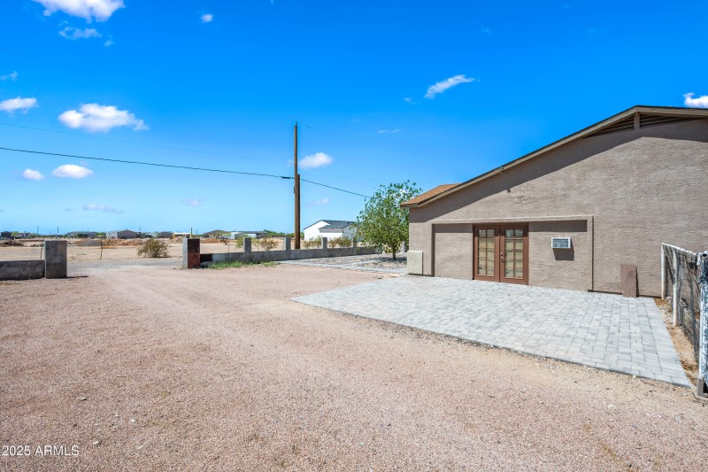 Pavered pad for parking