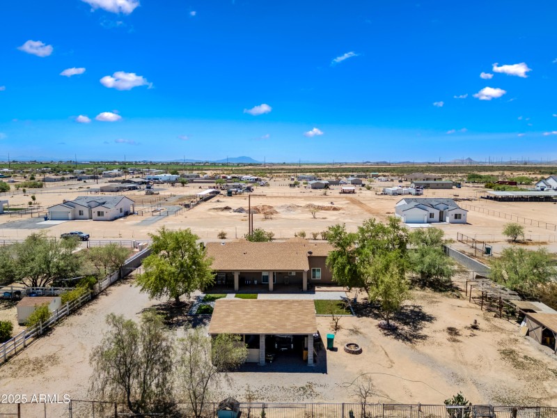 Covered carport in the back