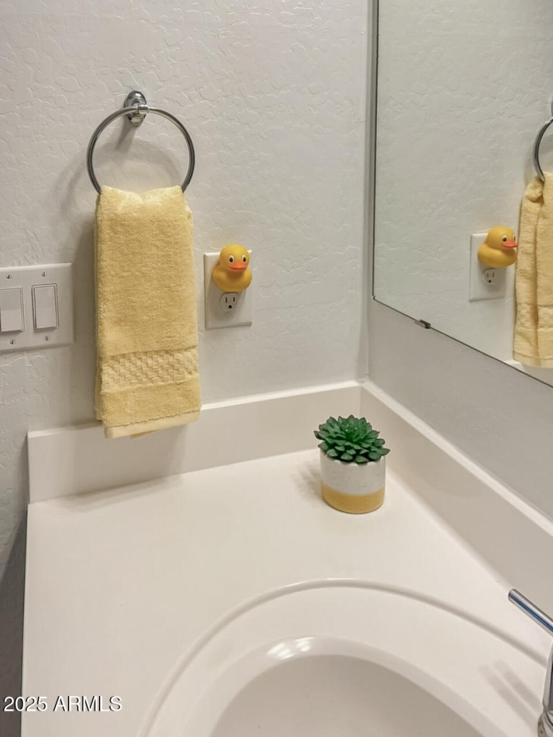 Towel Racks & Hooks In Place