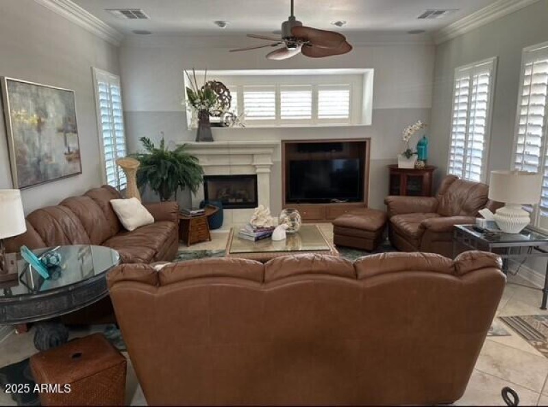 Family Room with Fireplace