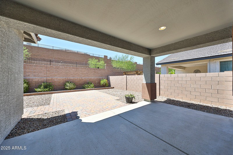 Covered Back Patio