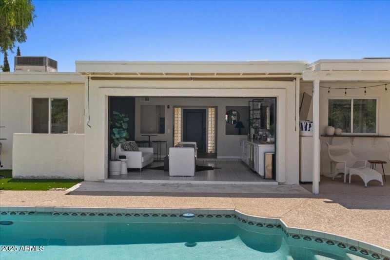 58-Back of home door open