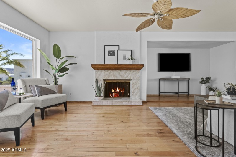 Living Room Fireplace