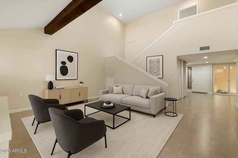 Great Room with Staircase