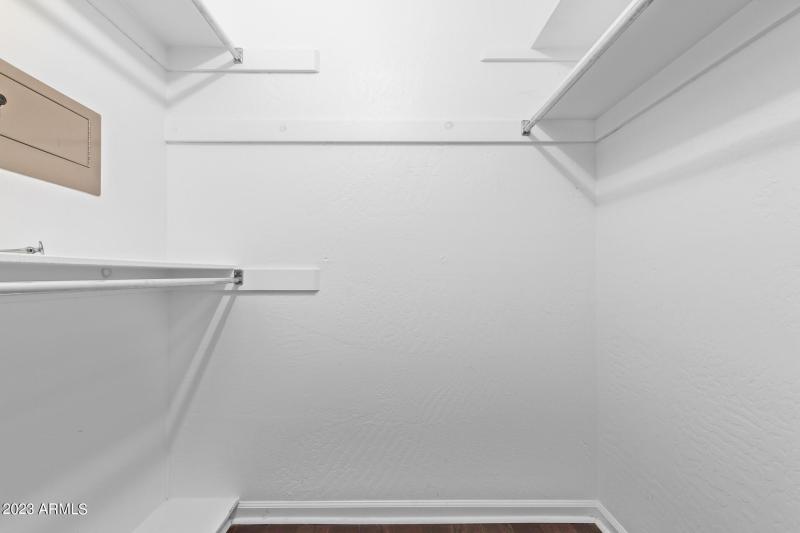 His and hers closets