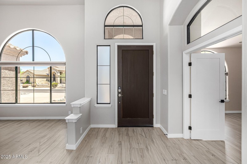 Natural Light–Filled Foyer