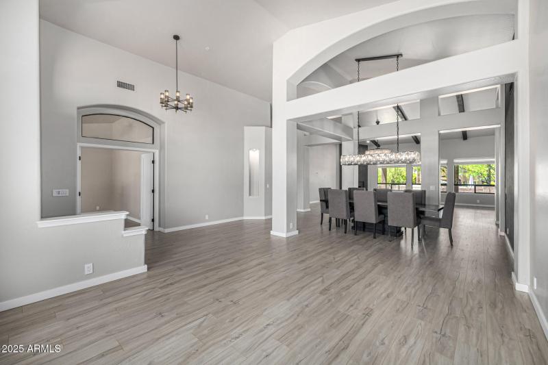 Elegant Foyer & Dining View