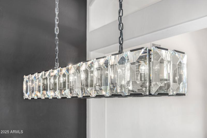 Modern Crystal Light Fixture