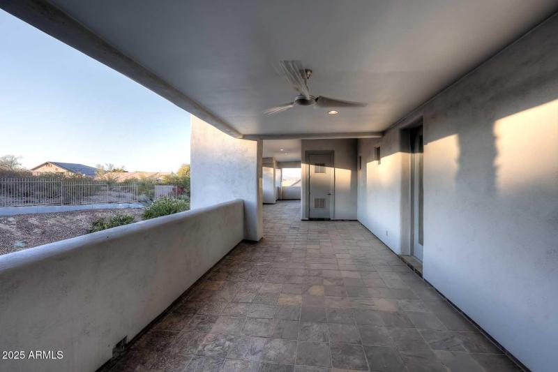 Covered Balcony from Primary BR