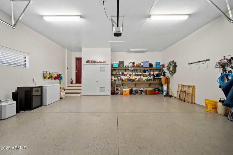 Epoxy Coated Garage Floor