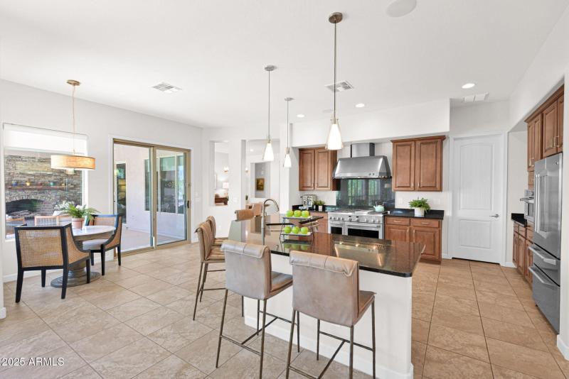 Gourmet Kitchen with Large