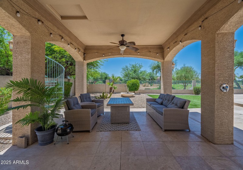 Covered Patio / Misters