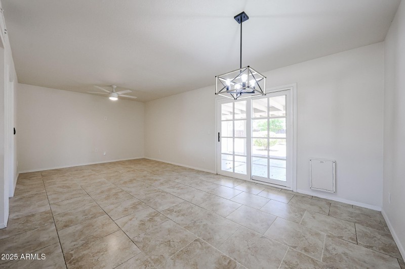 Family room and Dining area