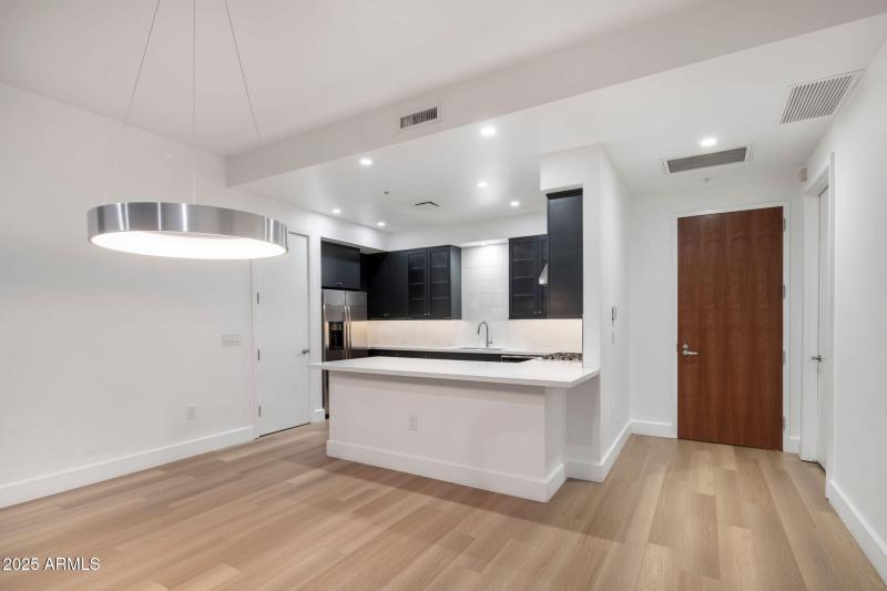 Kitchen Open to Dining Area