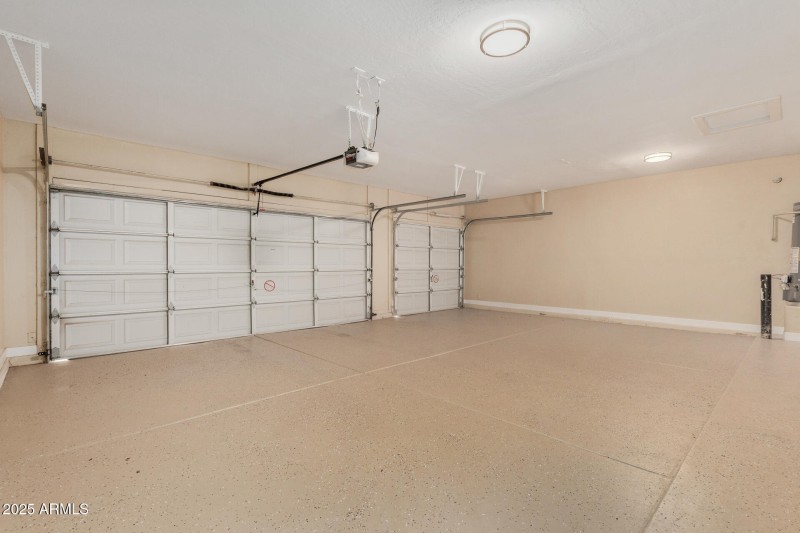 3-Car Garage w/Epoxy Floor