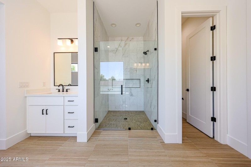Owner's Bath - Shower and Vanity