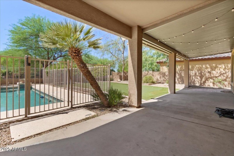 49-Back patio and yard