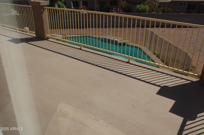 Large Balcony Across Back of House