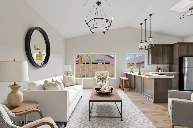 Open Kitchen Virtually Staged