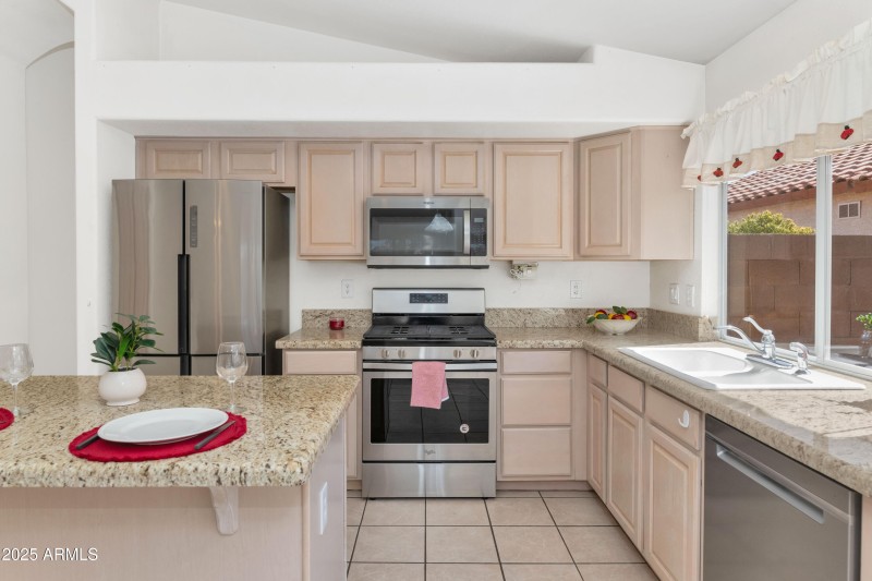 Stainless steel appliances