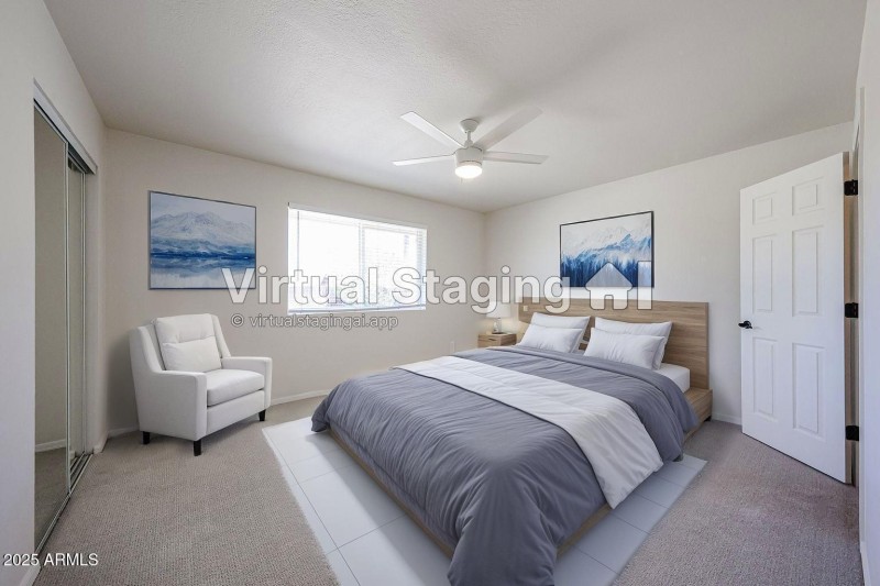 Master Bedroom - Staged