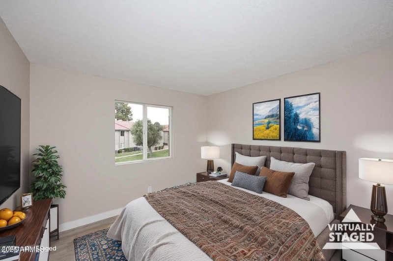 Guest Bedroom staged