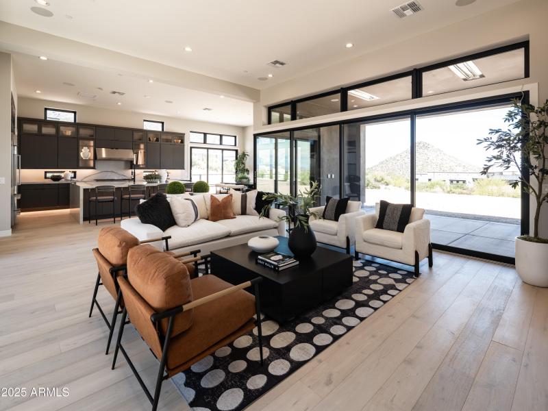 Great Room W Sliding Glass Doors