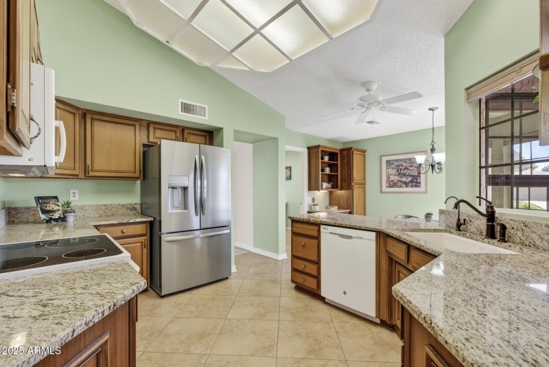 Kitchen towards Laundry Room